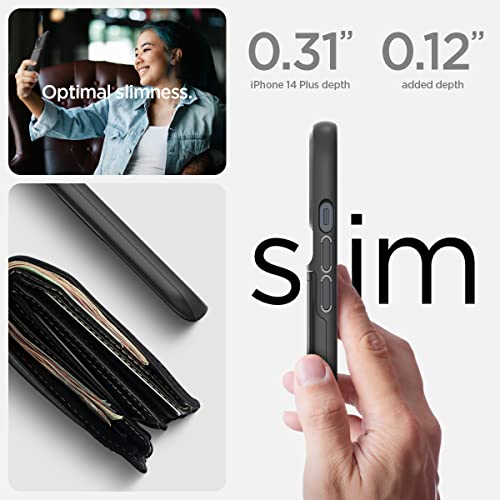 Spigen Slim Armor CS Designed for iPhone 14 Plus Case (2022) - Black
