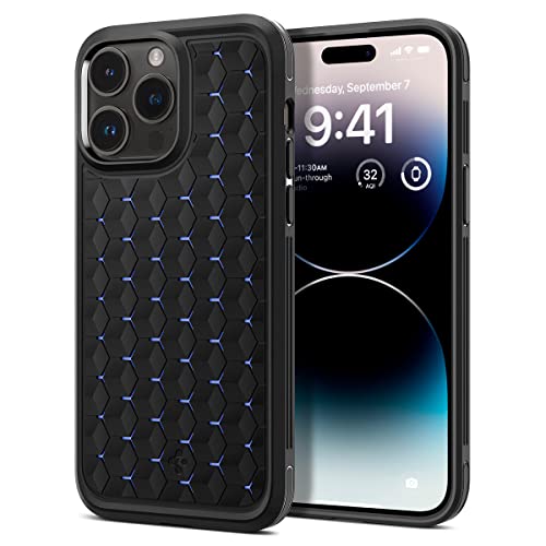 Spigen Cryo Armor [ArcticFlow Tech] Designed for iPhone 14 Pro Case (2022) - Matte Black