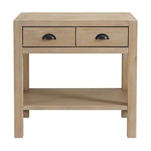 alaterre furniture arden nightstand, light driftwood