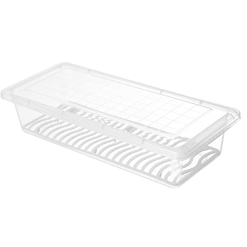 Storage Box Prevents Odor Sturdy Rectangular Plastic Drain Storage Box for Unisex S