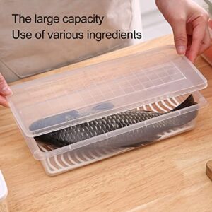 Storage Box Prevents Odor Sturdy Rectangular Plastic Drain Storage Box for Unisex S