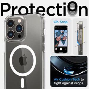 Spigen for iPhone 14 Pro Max Case, [Anti-Yellowing Technology] [Compatible with MagSafe] [Military Grade Drop Protection] Ultra Hybrid (MagFit) Phone Case for iPhone 14 Pro Max - White