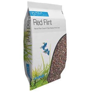 AquaNatural Red Flint 20lb Gravel Substrate for aquascaping, Aquariums, vivariums and terrariums 4-6mm