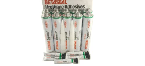 Betaseal Express+ Advanced-Cure Auto Glass Urethane, Adhesive Sealant 10 Tubes with (5) 5504GSA 10ml Single Application Primers