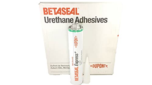 Betaseal Express+ Advanced-Cure Auto Glass Urethane, Adhesive Sealant 10 Tubes with (5) 5504GSA 10ml Single Application Primers