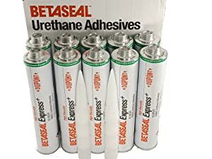 Betaseal Express+ Advanced-Cure Auto Glass Urethane, Adhesive Sealant 10 Tubes with (5) 5504GSA 10ml Single Application Primers