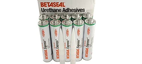 Betaseal Express+ Advanced-Cure Auto Glass Urethane, Adhesive Sealant 10 Tubes with (5) 5504GSA 10ml Single Application Primers