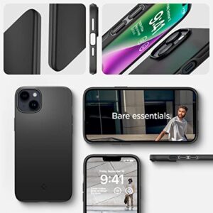 Spigen Thin Fit Designed for iPhone 14 Case (2022) - Black