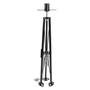 Dumble 5th Wheel Tripod Stabilizer Gooseneck Trailer Jack - 5000lb Cap Adjustable RV Jack Stabilizer RV King Pin Tripod