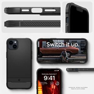 Spigen Rugged Armor (MagFit) [Extreme Protection Tech] Designed for iPhone 14 Case (2022) - Matte Black