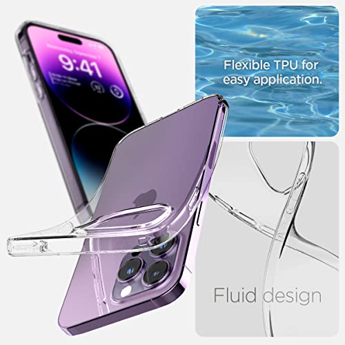 Spigen Liquid Crystal [Anti-Yellowing Technology] Designed for iPhone 14 Pro Case (2022) - Crystal Clear