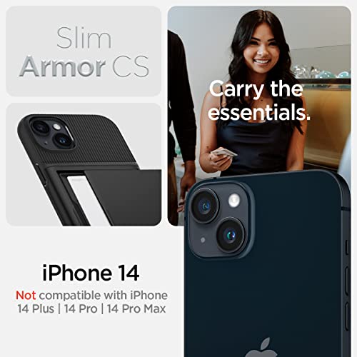 Spigen Slim Armor CS Case Compatible with iPhone 14 - Black