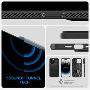 Spigen Liquid Air Armor for iPhone 14 Pro Case, [Military Grade Drop Protection], Phone Case for iPhone 14 Pro - Matte Black