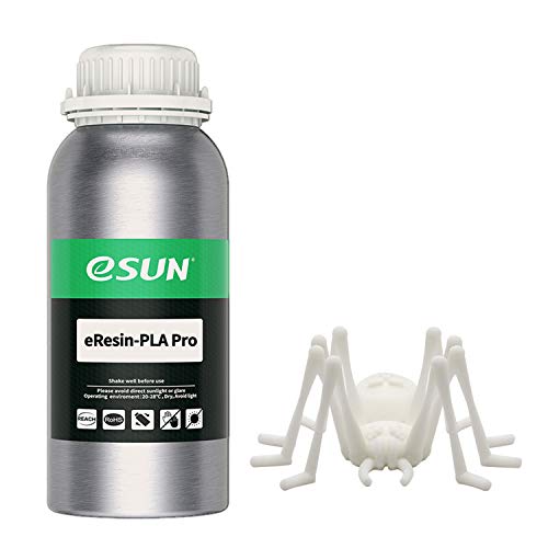 eSUN High Precision 3D Printer Resin Pla Plant-Based Resin Pro Low Odor Fast Curing Uv Photopolymer Resin 3D Printing Liquid for 405nm LCD Monochrome Screen Printer Color Screen Printer