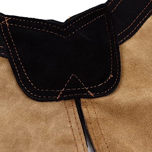 Yosoo Horse Farrier Apron, Horseshoe Pants with Pocket Canvas Suede Farrier Tool Apron Cowhide Farm Accessories Trimmer Chaps Hoof Care