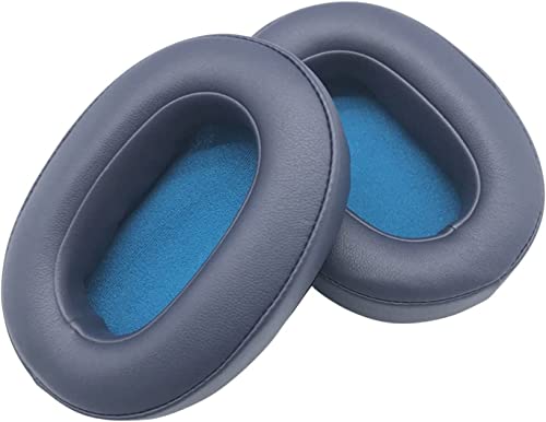 WH-XB900N Replacement Ear Pads Potein Leather Earpads Cover Quite-Comfort Sponge Ear Cushion Pad Earmuff Repair Parts Compatible with WH-XB900N On-Ear Headphone(Blue)