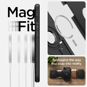 Spigen Tough Armor (MagFit) Compatible with MagSafe Designed for iPhone 14 Case (2022) - Black