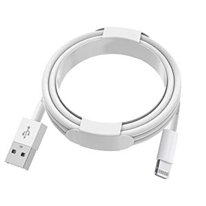 Apple MFi Certified iPhone Charger Cord 3ft Lightning Cable Fast Charging High Speed Data Sync USB Cable Compatible with iPhone 13/12/11 Pro Max/XS MAX/XR/XS/X/8/7/Plus/6S iPad AirPods