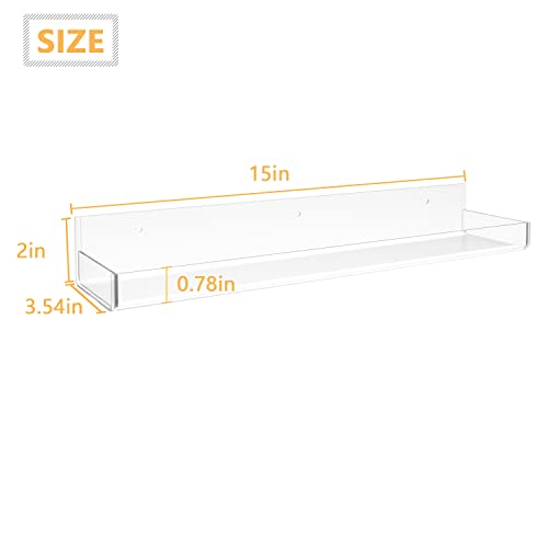 BATHHOLD Acrylic Stove Top Shelf for Kitchen Adhesive with Additional Removable Middle Divider,Non Magnetic Fit 30"