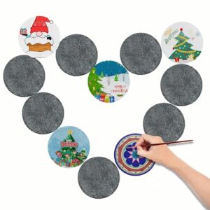 lulonpon 12 pieces large painting rocks, 3 inches grey round rocks for painting,smooth rocks bulk,flat rocks,natural smooth surface arts and crafting painting supplies (little-l, grey)