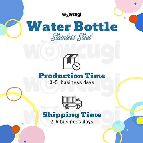 wowcugi Personalized Water Bottle Zodiac Leo Sign Astrology Horoscope Sport Stainless Steel Insulated Sports Bottles Jul Aug Birthday Constellation Gifts for Women Men