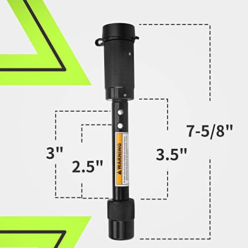 RVMATE Trailer Hitch Lock 5/8" Dia. for Class III IV 2"& 2-1/2" Receiver, Anti-Theft Steel Locking Hitch Pin with 2 Keys for Towing Trailer/Truck/Bike Rack