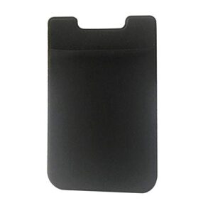ruive mobile stick card on wallet hhone holder hard glue credit as holder functioning wallet note 20 ultra (black, one size)