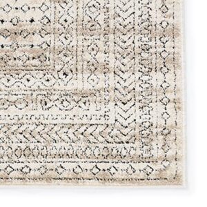 Jaipur Living Vibe Halona Tribal Cream/Black Area Rug (4'X6')