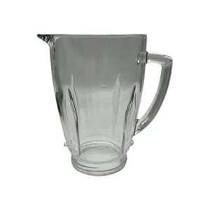 replacement 6-cup glass jar,compatible with oster pro 1200 blenders (blstmb-cbg, blstmb-cbf, blstmb-bbg) and oster master series blender(blstjj-gpb-000,blsttm-gm0-000) (glass jar)