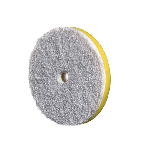 RUPES Fine D-A Microfiber Polishing Pad (Yellow) Ø 85mm, Single Pad