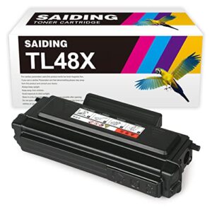 saiding remanufactured toner cartridge replacement for tl48x tl-48x for l2300dw l2350dw m118dw m29dw l2710fdw monochrome laser printer (1 black)