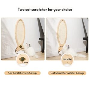 Hachipal Cat Scratching Post Wall, Cat Wall Scratcher, with Mint Ball Sandwich Design Wall Mounted Cat Scratcher, Wall Scratchers for Indoor Cats Suitable for Small and Medium Cats, Easy to Carry