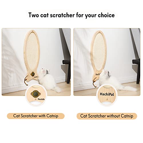 Hachipal Cat Scratching Post Wall, Cat Wall Scratcher, with Mint Ball Sandwich Design Wall Mounted Cat Scratcher, Wall Scratchers for Indoor Cats Suitable for Small and Medium Cats, Easy to Carry