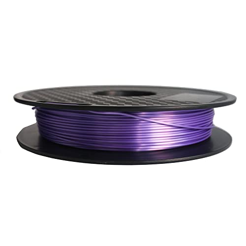 Casnorton 3D Printer 1.75MM Bundle Silk PLA Filament Accuracy +/- 0.03mm 1.5kg (0.5kg Each Spool) Silk Blue,Silk Green,Silk Purple for Creality Ender 3 V2 ANYCUBIC Kobra Voxelab Aquila(Pack of 3)