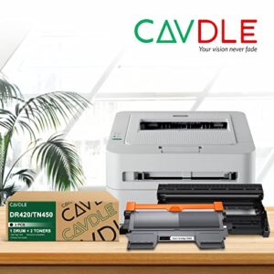 CAVDLE Compatible Toner Cartridge and Drum Unit Set Replacement for Brother DR420 and TN420 Work with Brother HL-2270DW HL-2280DW HL-2230 HL-2240 MFC-7360N MFC-7860DW DCP-7065DN IntelliFax 2840 3Packs