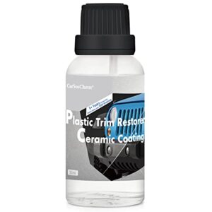 Plastic Restorer -Professional Car Trim Restore Ceramic Coating, Plastic Refreshing Coat Kit,Not a Dressing,1000 Washes,Plastic Protects & Renew，30ml