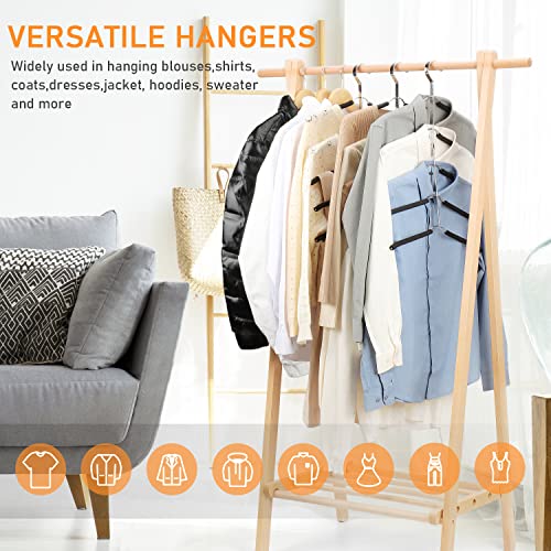 DOIOWN Pants Hangers Blouse Tree Clothes Hangers Space Saving Hangers Closet Storage Organzier for Pants, Clothes, Coat, Shirt