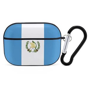 vinisath guatemala flag compatible with airpods pro case cover with keychain portable shockproof airpod cases accessories protective case for women men girls hard headphone case for apple airpods pro