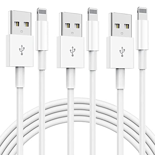 iPhone Charger Cord Lightning Cable [MFi Certified] 6ft/6ft/10ft 3 Pack Apple Chargers for iPhone Fast iPhone Charging Cable Compatible for iPhone 14 13 13Pro 12 11 Max XS XR X SE iPad and More