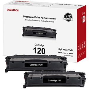 LOMENTICS120 Toner Cartridge 2 Packs Replacement for Canon 120 Toner Cartridge CRG-120 CRG120 for Canon imageCLASS D1120 D1550 D1150 D1320 D1350 D1520 D1100 D1370 D1180 D1170 MF6680DN MF417dw Printer Black