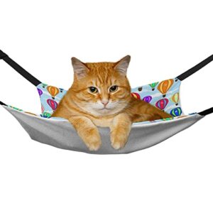 Colorful Hot Air Balloon Pet Hammock Comfortable Adjustable Hanging Bed for Small Animals Dogs Cats Hamster