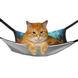 Colorful Vampire Skull Pet Hammock Comfortable Adjustable Hanging Bed for Small Animals Dogs Cats Hamster