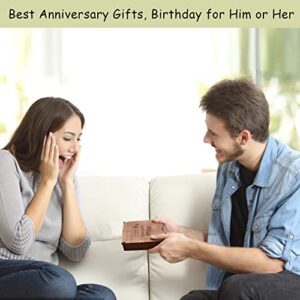 Anniversary Love Puzzle Gifts for Husband Wife Him Her Gifts- Birthday Gifts for Boyfriend Girlfriend Husband Wife Him Her Valentines Gifts 12 Reason Why I Love You