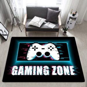 Gamer Gaming Game Controller Modern Area Rug Floor Mat Soft Gamer Rug Gaming Carpet Boys Rugs Doormats Home Decor Game Room Decor for Bedroom Living Room 84x60 Inch