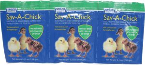 milk products llc 2 set - sav-a-chick electrolyte & vitamin supplement (3-0.2 oz packets)