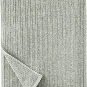 Amazon Aware 100% Organic Cotton Ribbed Bath Towels - Bath Towels, 4-Pack, Sage Green