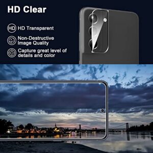 【 3+3 PACK 】Coolpow Designed for Samsung Galaxy S21 FE 5G Screen Protector Samsung S21 FE 5G Screen Protector Tempered Glass Film, Ultra HD, 9H Hardness, Scratch Resistant.【 NOTE: Not for Samsung S21 】