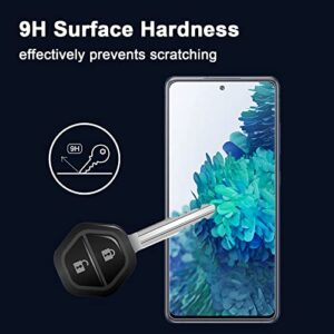 【 3+3 PACK 】Coolpow Designed for Samsung Galaxy S21 FE 5G Screen Protector Samsung S21 FE 5G Screen Protector Tempered Glass Film, Ultra HD, 9H Hardness, Scratch Resistant.【 NOTE: Not for Samsung S21 】