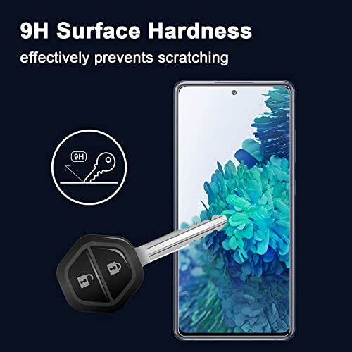 【 3+3 PACK 】Coolpow Designed for Samsung Galaxy S21 FE 5G Screen Protector Samsung S21 FE 5G Screen Protector Tempered Glass Film, Ultra HD, 9H Hardness, Scratch Resistant.【 NOTE: Not for Samsung S21 】