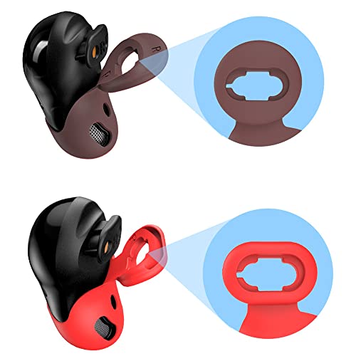 Rqker Eartip Covers Fit in Case Compatible with Galaxy Buds Live SM-R180, 8 Pairs S/L Sizes Soft Silicone Replacement Ear Tips Covers Earbuds Covers Compatible with Galaxy Buds Live, 8 Pairs 4 Colors